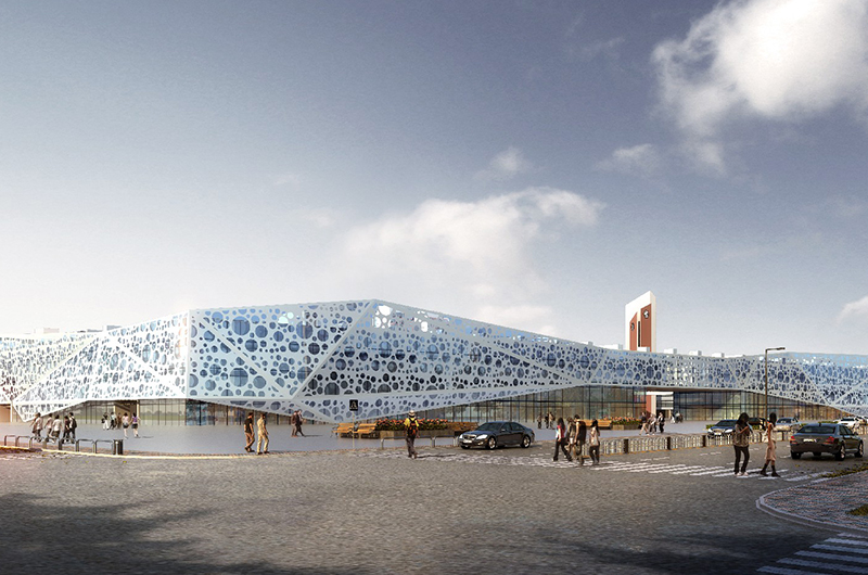 黑龙江讷河市 中学异地新建教学综合楼及体育馆项目